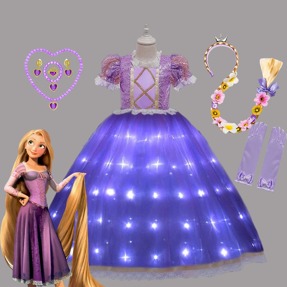 Fantasia Infantil Rapunzel - Princesa Sofia